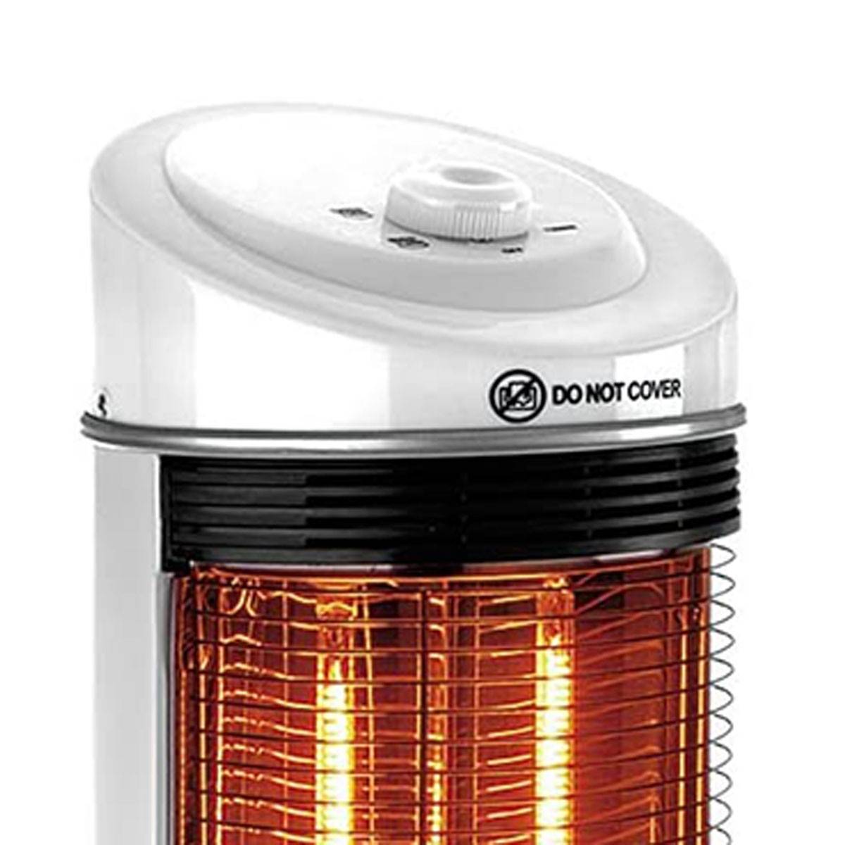 Chauffage d'appoint électrique 1200W Chaleur immédiate Oscillant Surface 25 m² PLEIN AIR - Imagen 5