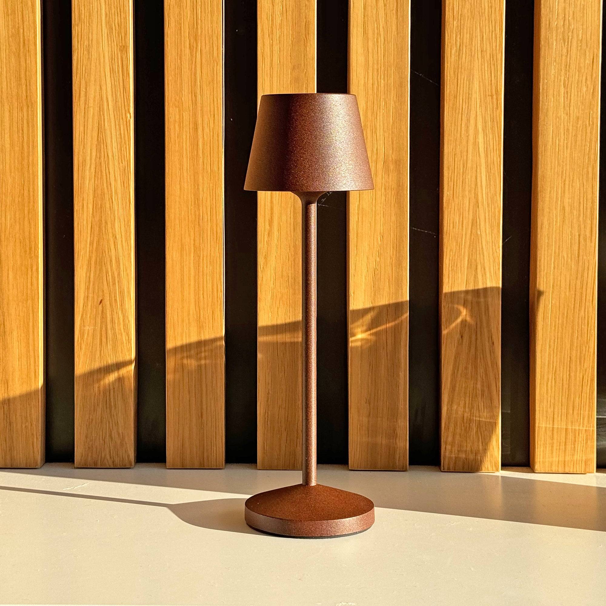 Lumisky - 9 Lampes de table EMILY Rouille + base de chargement - Imagen 7