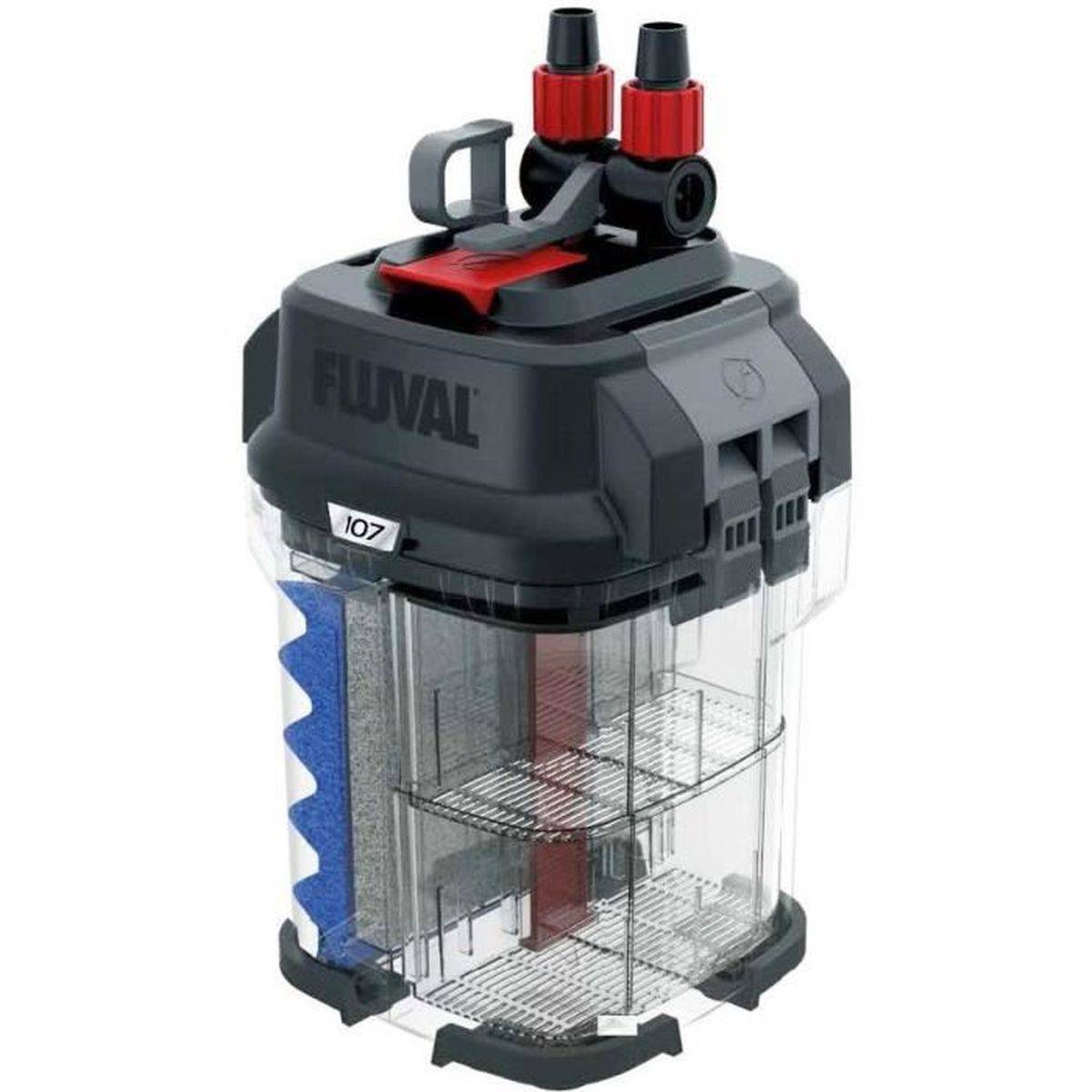 Fluval - Filtre externe à cartouche pour aquarium Série 7 107 noir, pompe eTEC 550 l/h - Fluval - Image 3