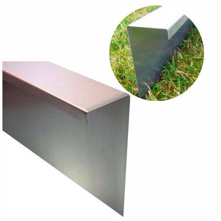 Green-Split - Clôture Contre escargots en tôle d'acier galvanisée 25 x 100cm | Anti limace - Image 2