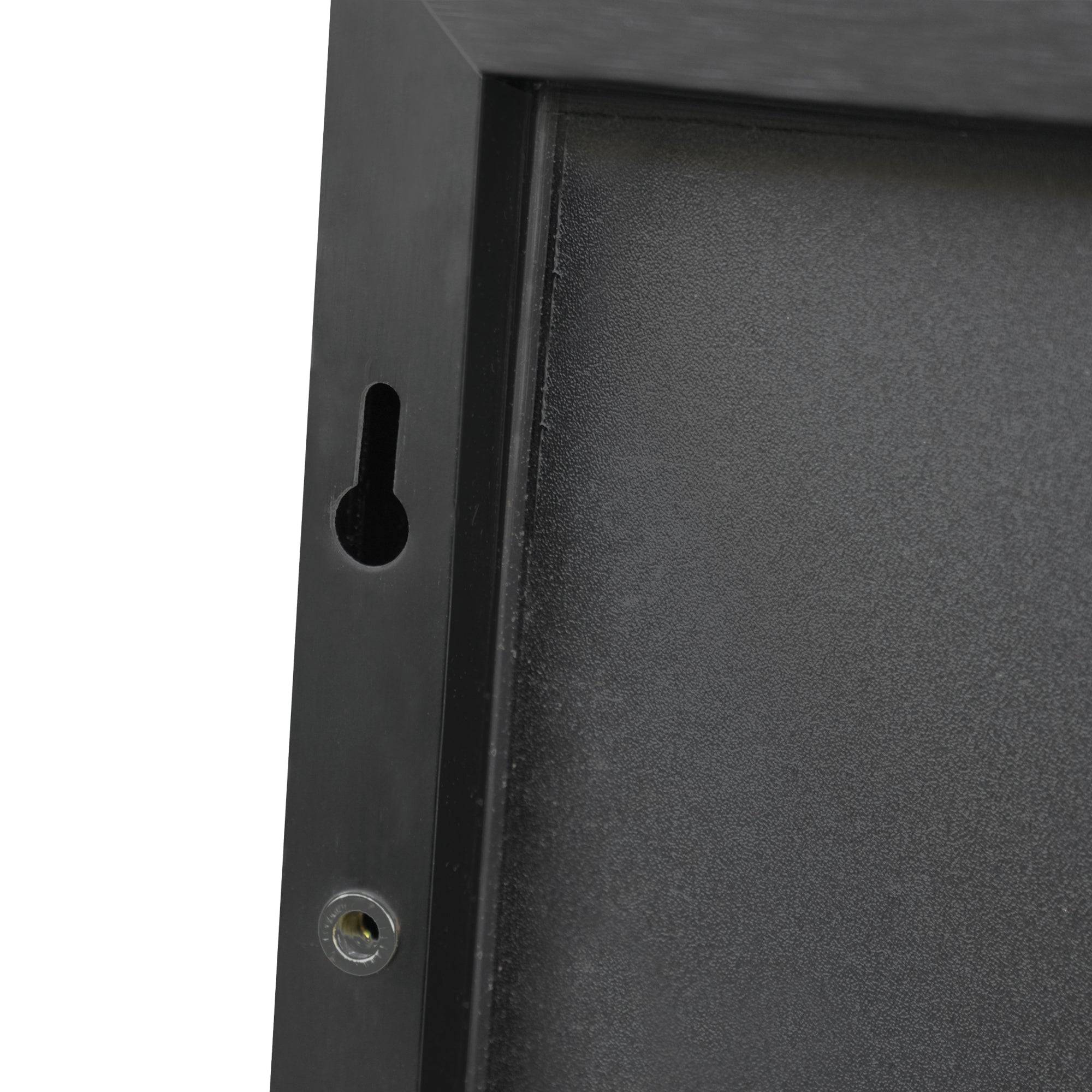 Miroir décoration moderne design de porte 120 x 37 x 2 cm noir - Image 6