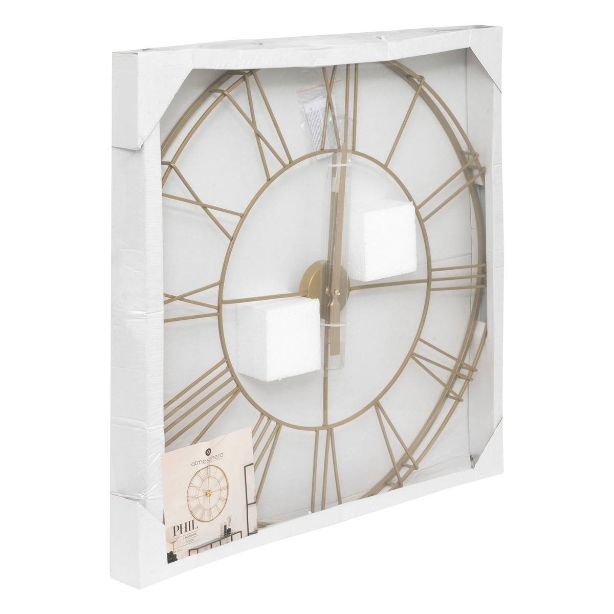 Atmosphera - Horloge vintage doré D70cm - Atmosphera Créateur d'intérieur - Imagen 2