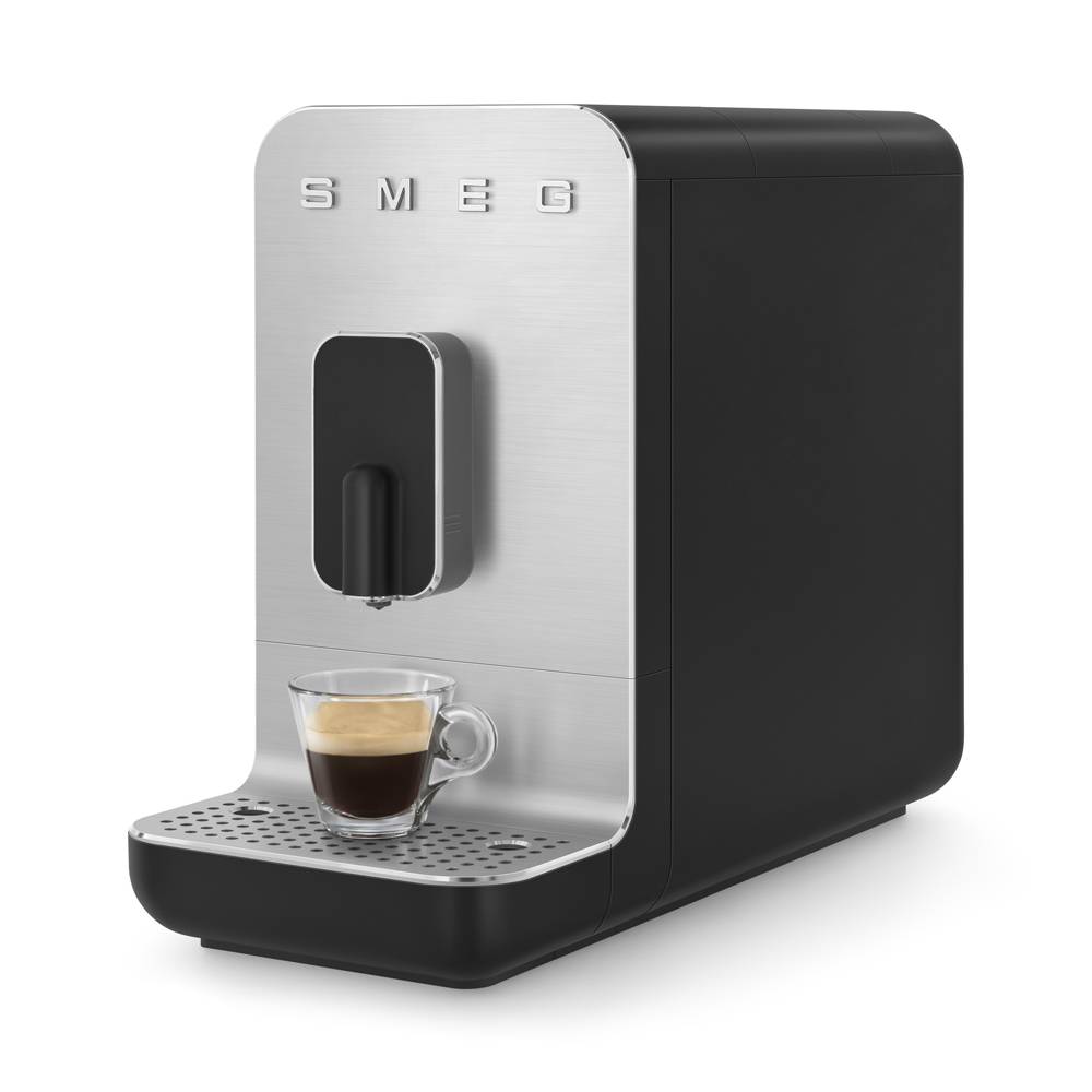 Robot café automatique avec broyeur intégré Années 50 noir mat - Image 1