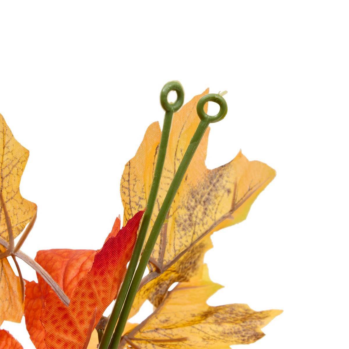 Guirlande de Feuilles Artificielles "James" 180cm Orange - Image 3