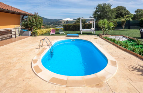 Piscine enterrée Madagascar 800 x 400 x 150 cm Ovale