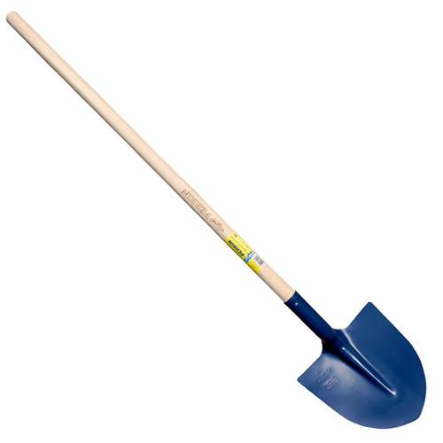 Outils Perrin - Pelle à terre, pelle ronde, fortification 31 cm emmanchée 1,10 m , pour le maçon et le BTP Outils Perrin