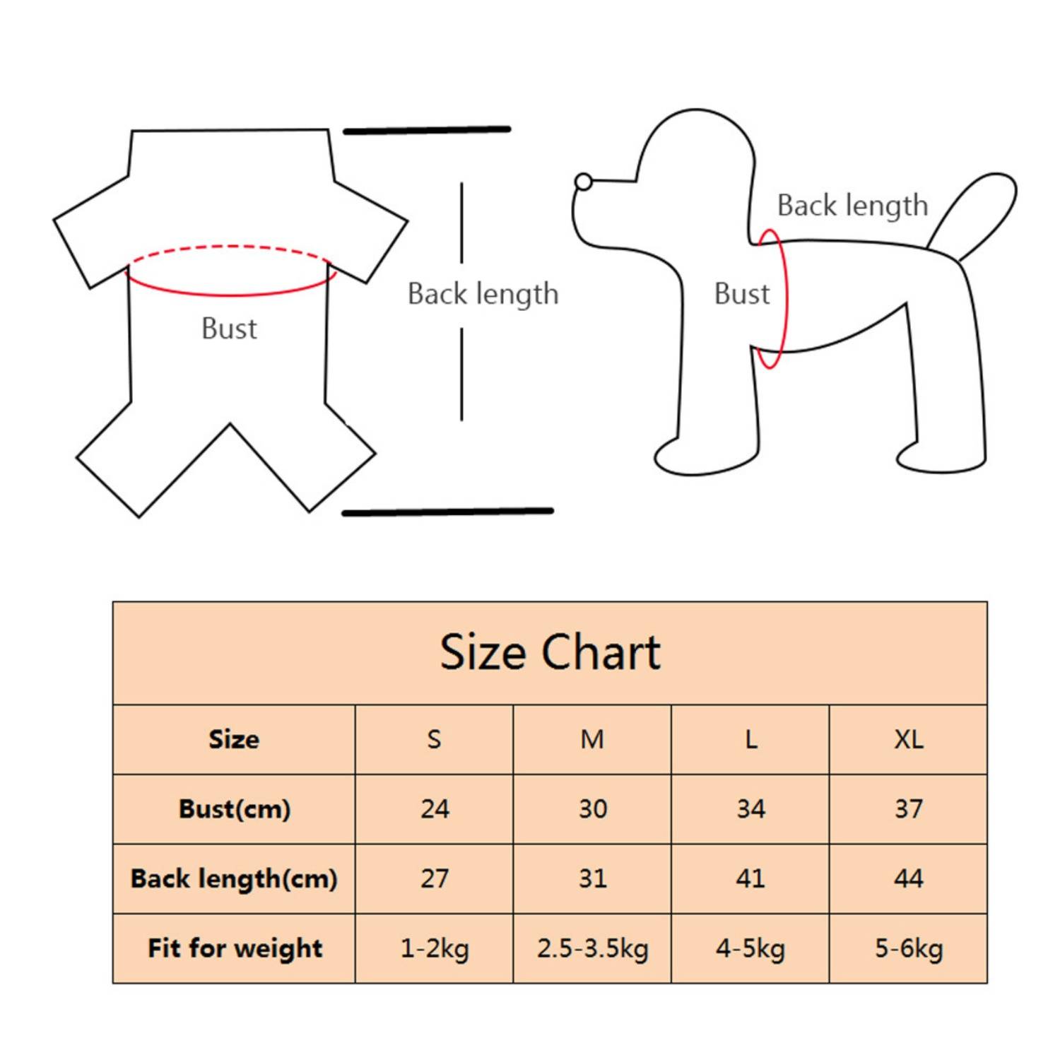 DtopbuyAge - Pull sans Manches pour Chien - Chaud et Confortable L DtopbuyAge - Image 2