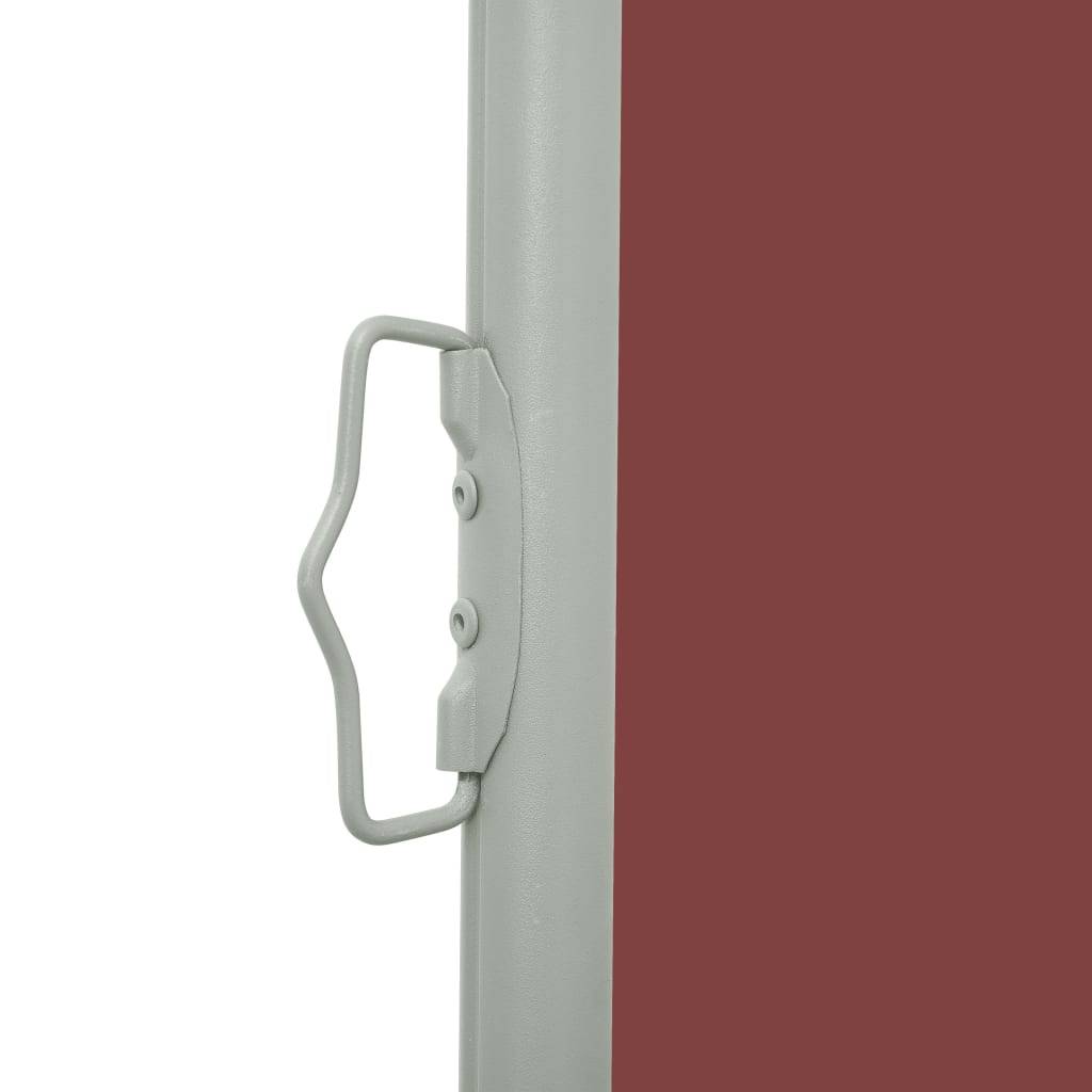 Helloshop26 - Auvent paravent store brise-vue latéral rétractable de patio jardin terrasse balcon protection visuelle écran 100 x 500 cm marron - Imagen 3