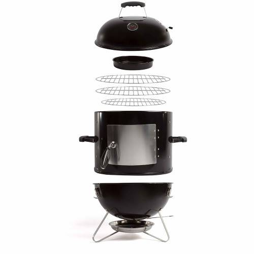 Livoo - Fumoir en acier avec fonction barbecue - Imagen 9