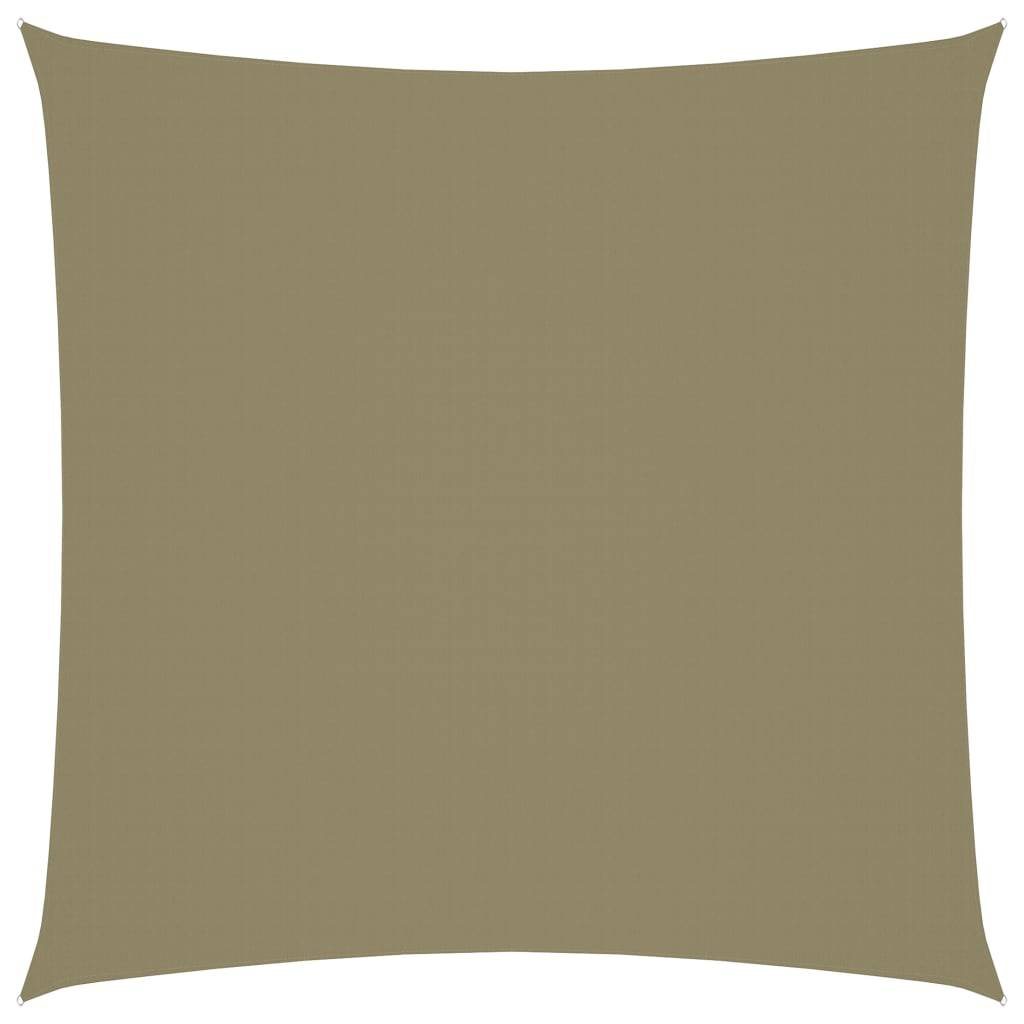 Helloshop26 - Voile toile d'ombrage parasol tissu oxford carré 3 x 3 m beige - Imagen 1