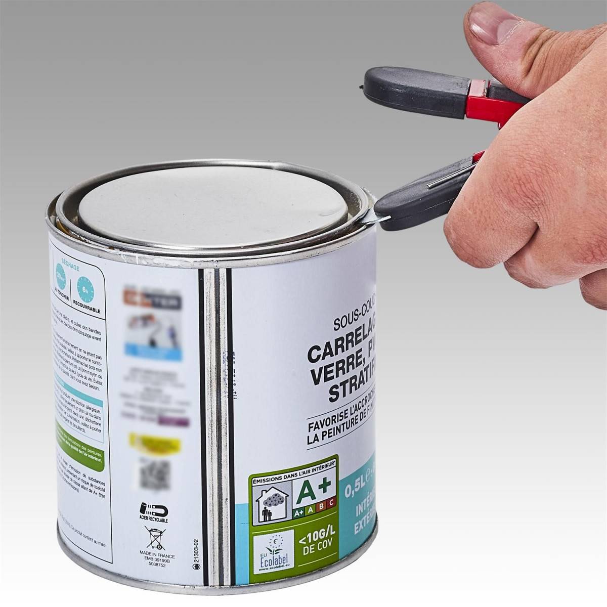 Porte Pinceau Magnétique "Peinture" 7cm Noir - Image 5