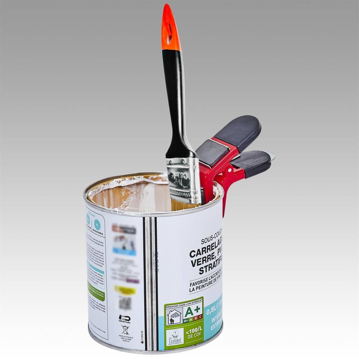 Porte Pinceau Magnétique "Peinture" 7cm Noir - Image 4