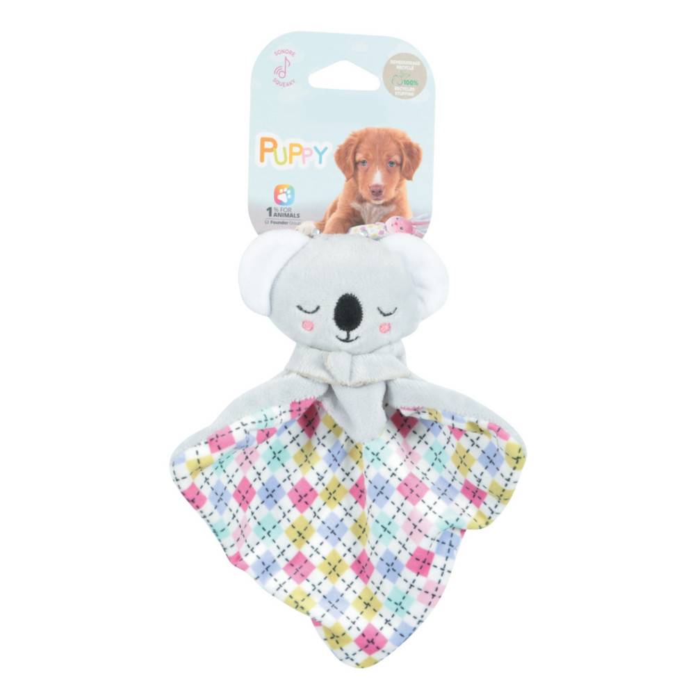 Animallparadise - animallparadise - Peluche Tiny ourson gris doudou 18 cm jouet pour chiots - Imagen 2