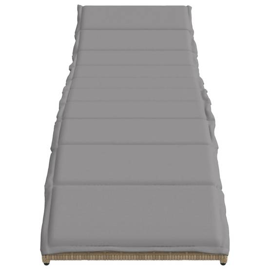 Set 2 Lits de jardin Polyrotin Ajustable Extérieur Beige – ComfortXL Outdoor Living - Image 5
