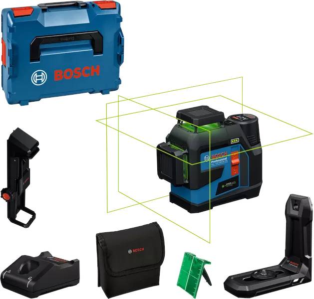 Bosch - Laser lignes 12V GLL 12V-100-33 CG Professional + 1 batterie 2 Ah + chargeur rapide + coffret L-BOXX - BOSCH - 0601065401 - Image 1
