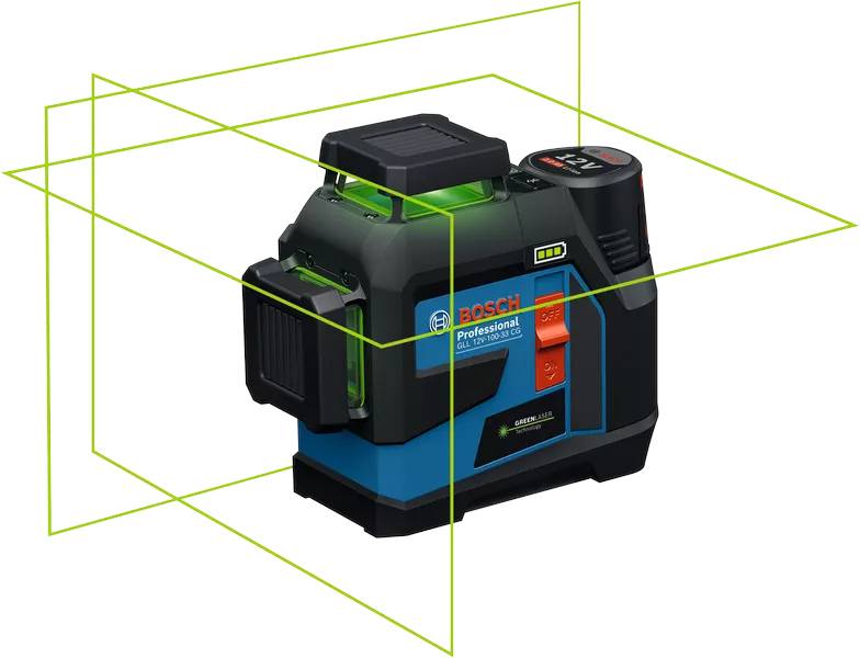 Bosch - Laser lignes 12V GLL 12V-100-33 CG Professional + 1 batterie 2 Ah + chargeur rapide + coffret L-BOXX - BOSCH - 0601065401 - Image 2