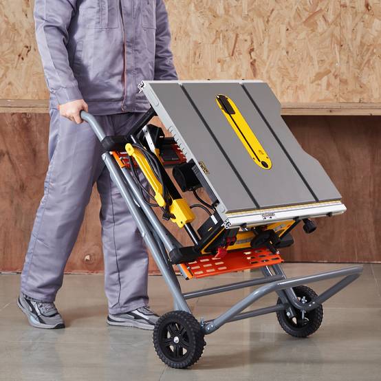 VEVOR Support pliable scie table, roues caoutchouc 203 mm, charge 158,76 kg. - Image 8
