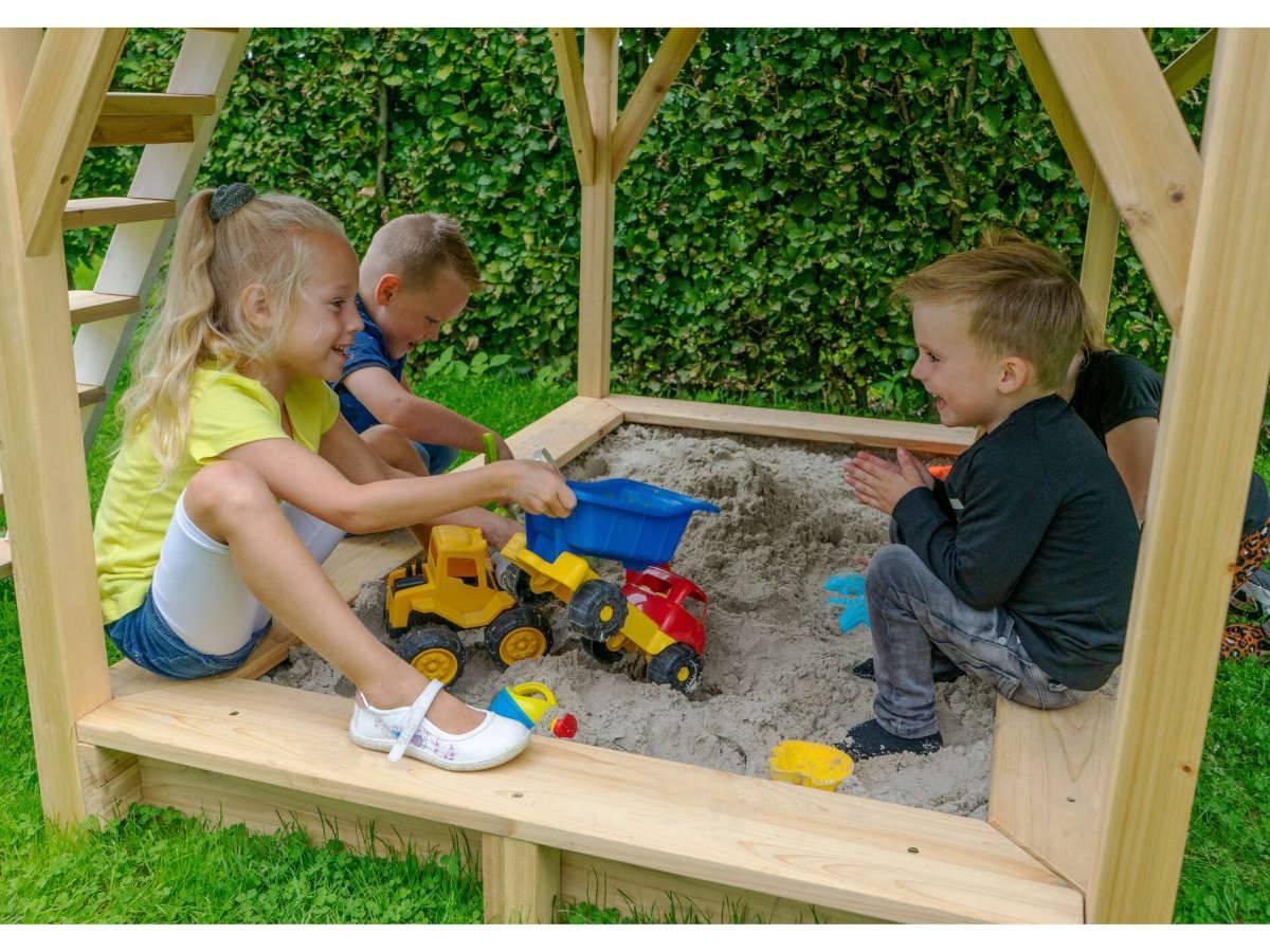 Exit Toys - Maisonnette en bois pour enfants Loft 500 Gris - Exit Toys - Imagen 4