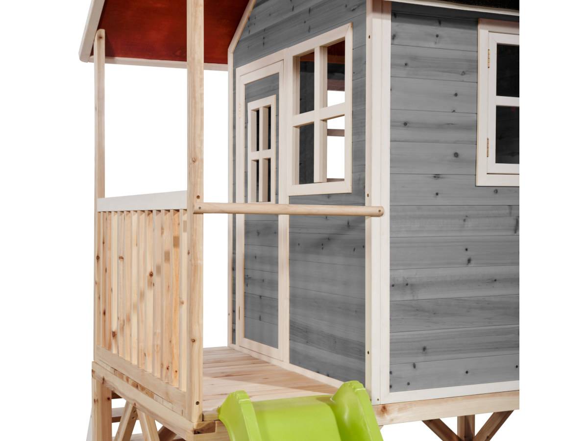 Exit Toys - Maisonnette en bois pour enfants Loft 500 Gris - Exit Toys - Imagen 3