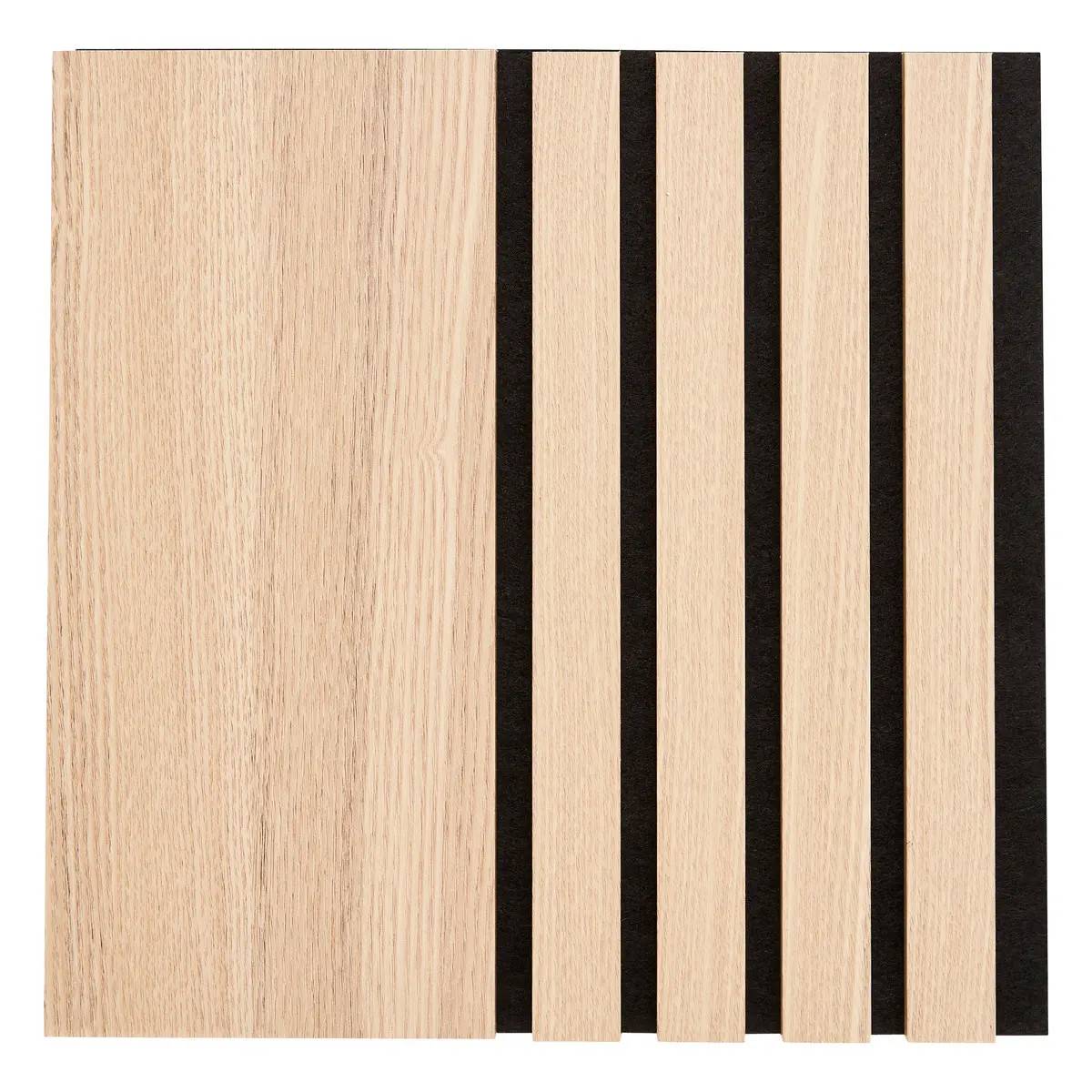 Lot de 3 Panneaux Déco Large "Colva" 30x30cm Naturel - Image 2