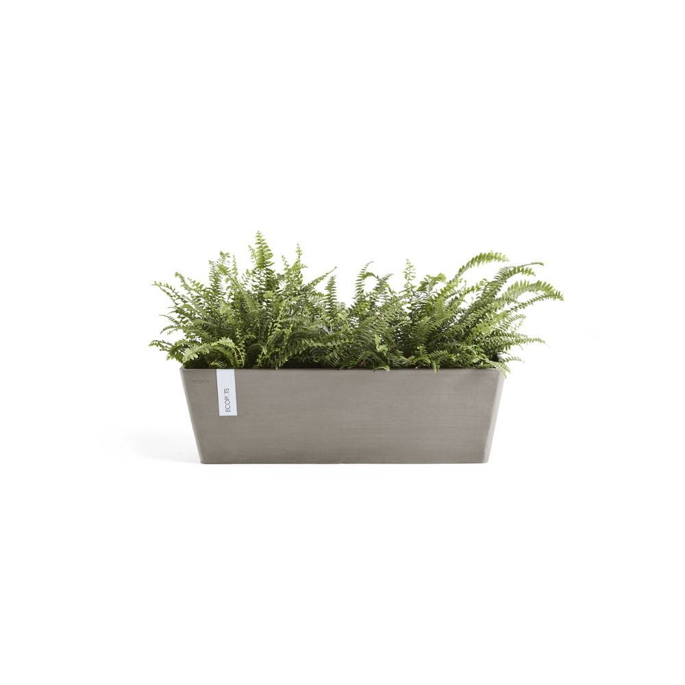 Ecopots - Pot Rectangulaire Bruges 65 New Taupe - 65 x 17 x H. 17 cm - 13,5 L ECOPOTS - Imagen 1