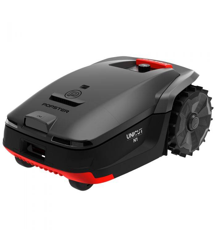 Robot tondeuse sans fil 18V, coupe 24 cm, RTK+VSLAM, 800 m² - POPSTER Unicut N1