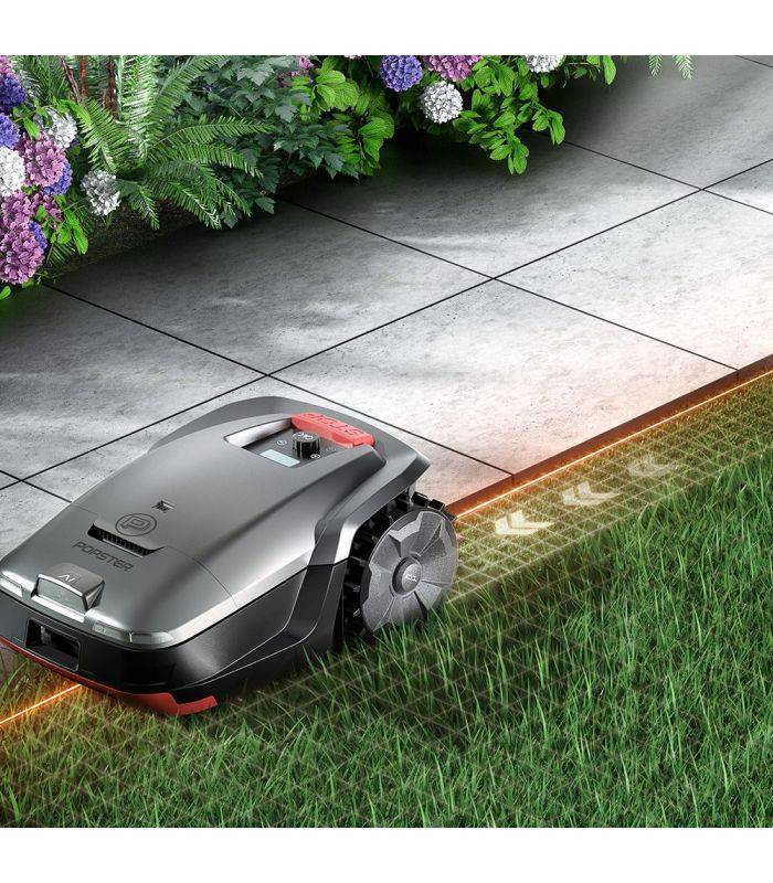 Robot tondeuse sans fil 18V, coupe 24 cm, RTK+VSLAM, 800 m² - POPSTER Unicut N1 - Image 4