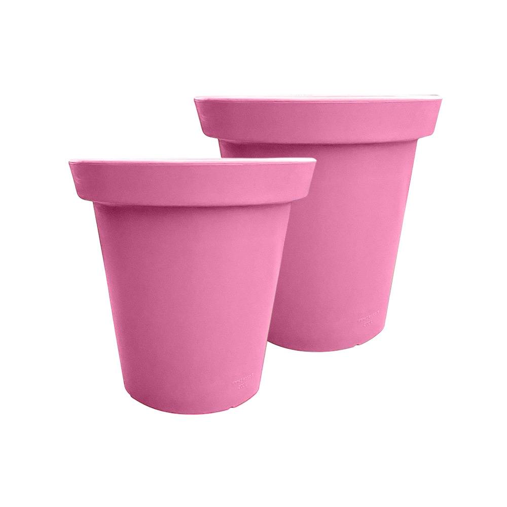 Plast'Up Rotomoulage - Pot de fleurs rond xxl delight 75l- lot de 2 - Image 1