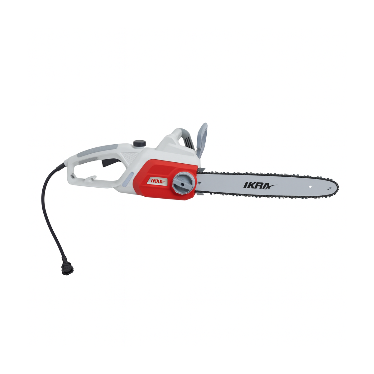 Tronçonneuse Electrique 2200W Guide 40 cm Poignée 2 mains Anti-vibration Tendeur de chaine sans outil IKRA - Image 1