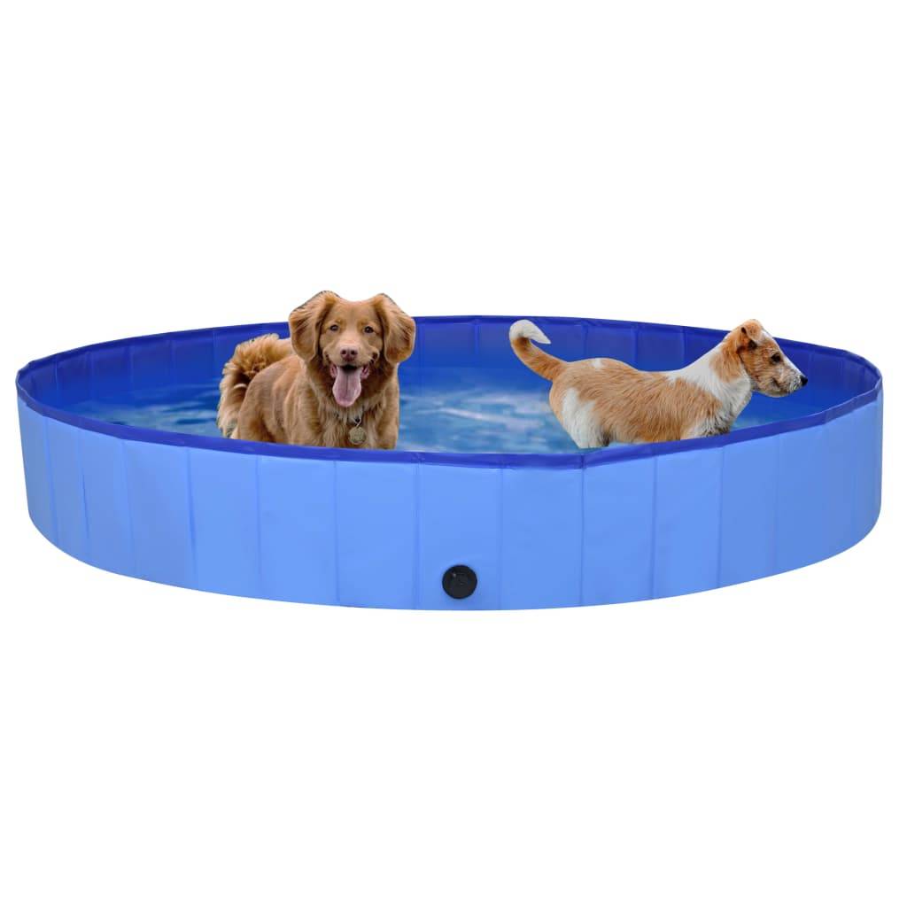 Vidaxl - Piscine pliable pour chiens Bleu 200x30 cm PVC vidaXL 92602 - Imagen 2