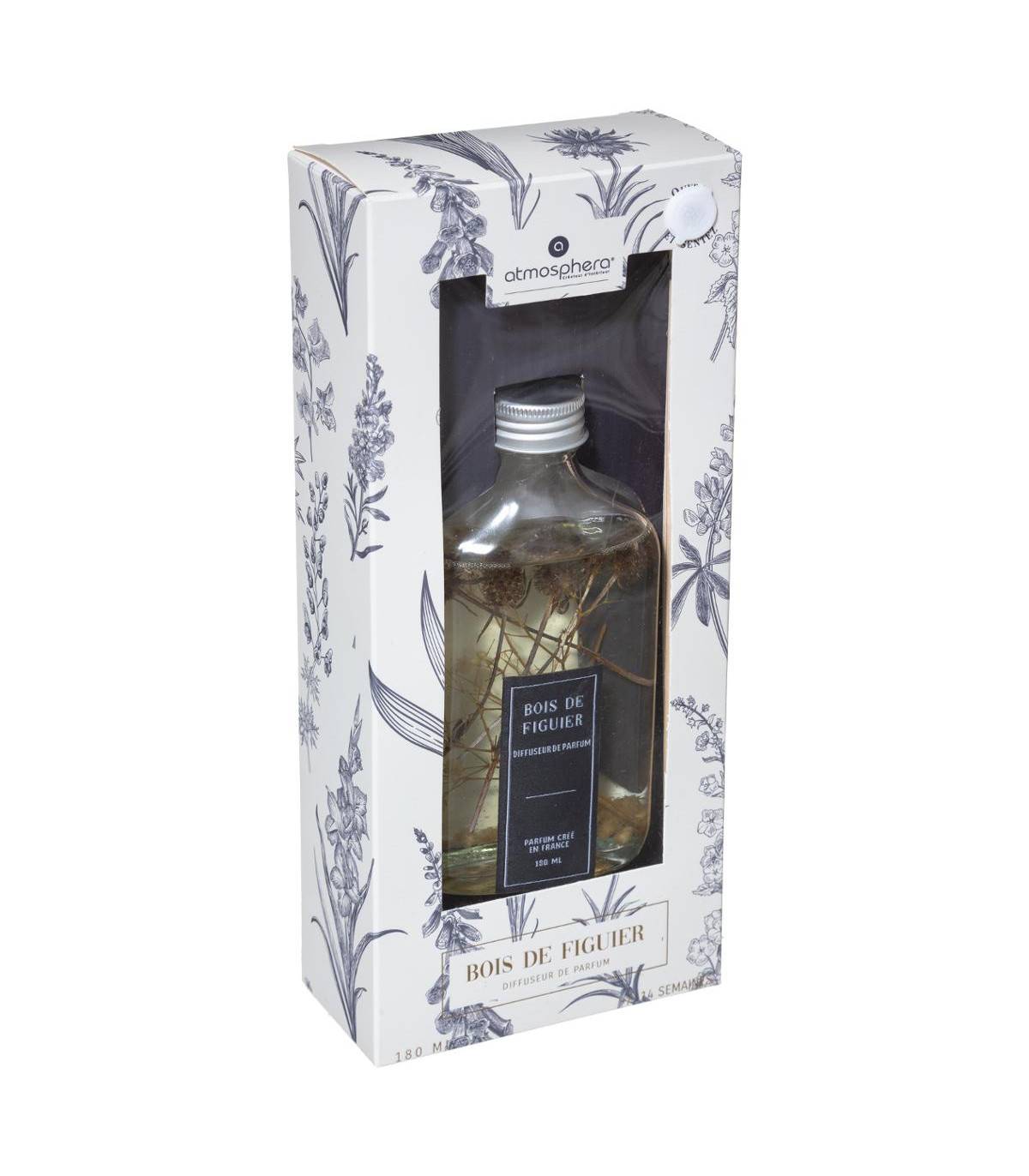 Diffuseur de parfum Bois de figuier 180 ml avec 6 bâtonnets - Imagen 2