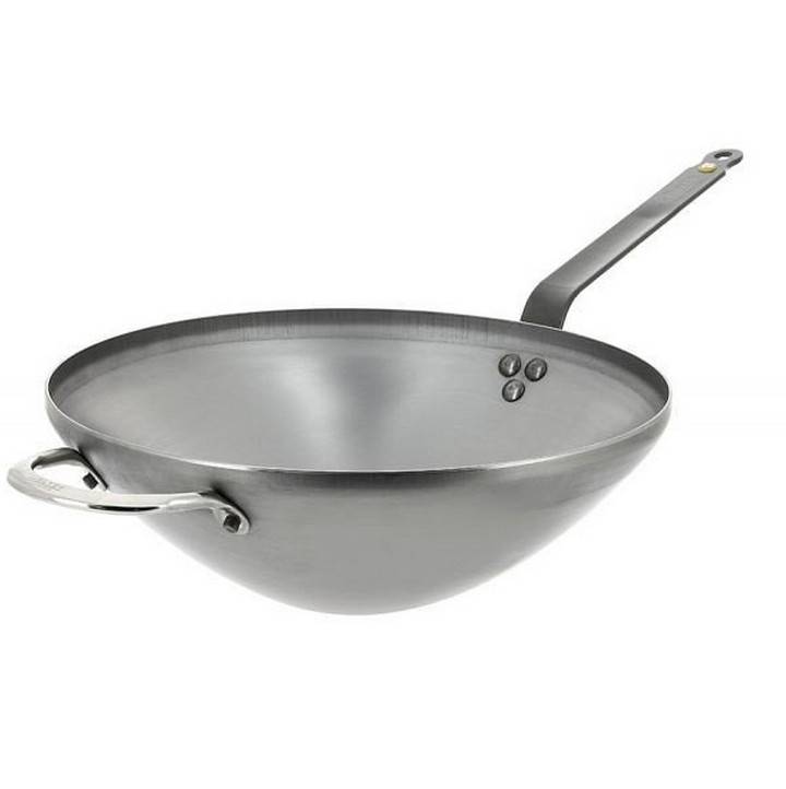 Wok en fer 32cm 5618.32 De Buyer