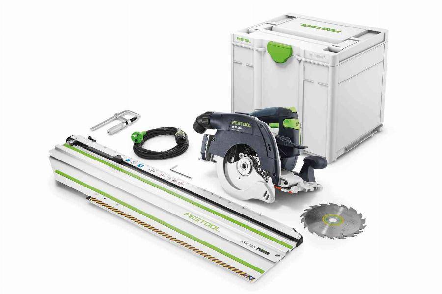 Scie circulaire portative FESTOOL HK 55 EB-Plus + Rail de guidage FSK 420 et lame de scie Ø 160 mm - 576131 - Image 1