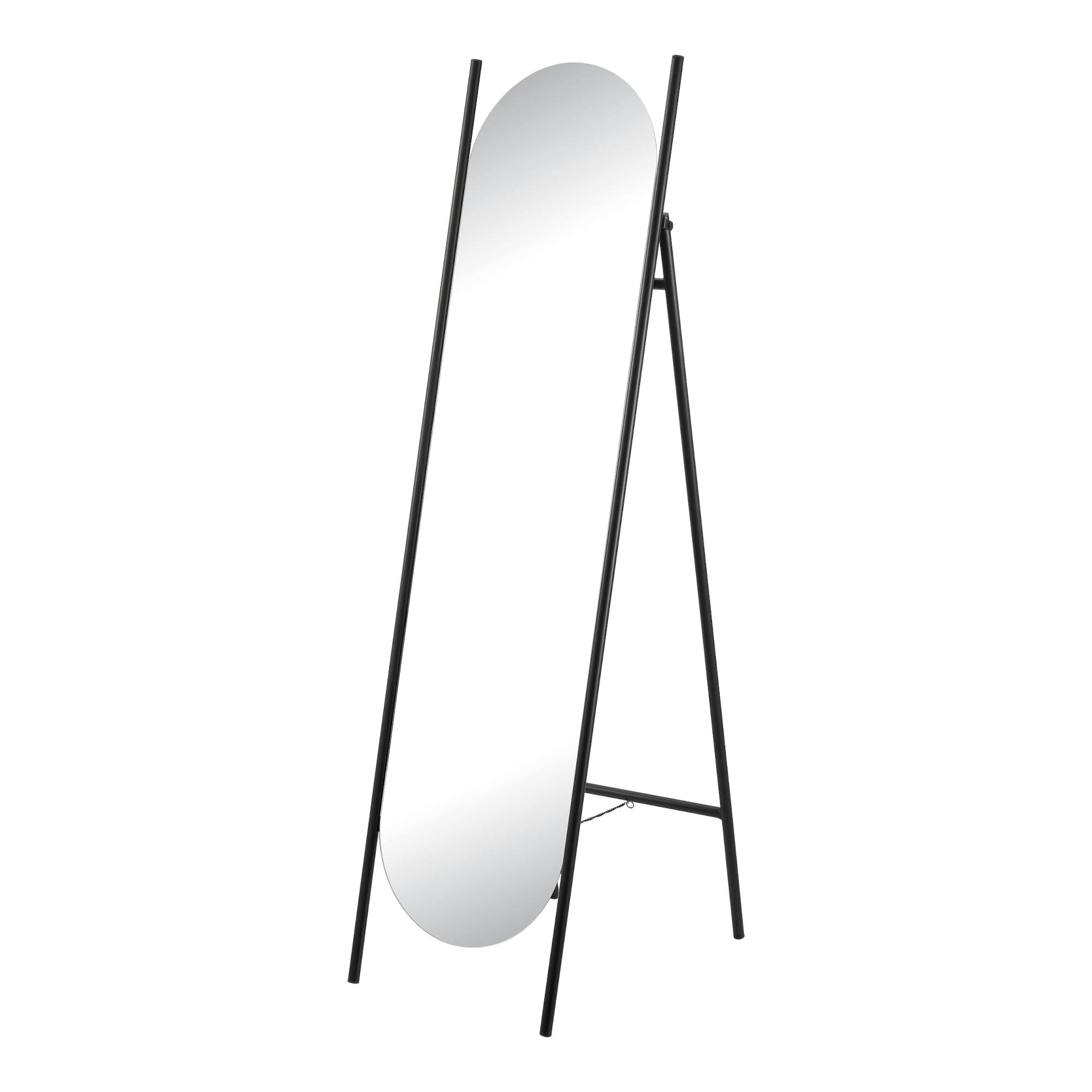 Helloshop26 - Miroir sur pied 150 x 41 x 60 cm noir - Imagen 1