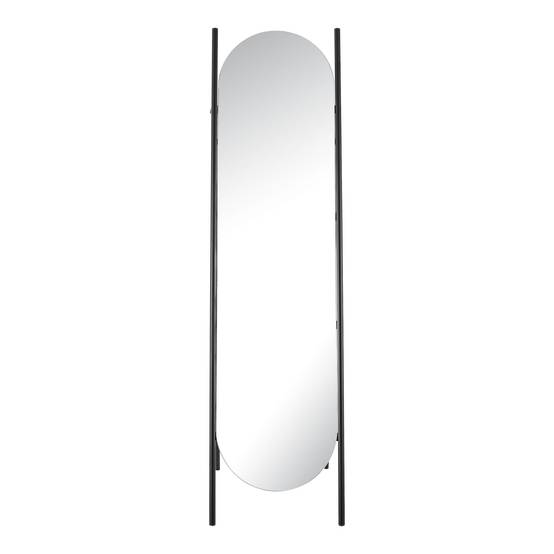 Helloshop26 - Miroir sur pied 150 x 41 x 60 cm noir - Imagen 4