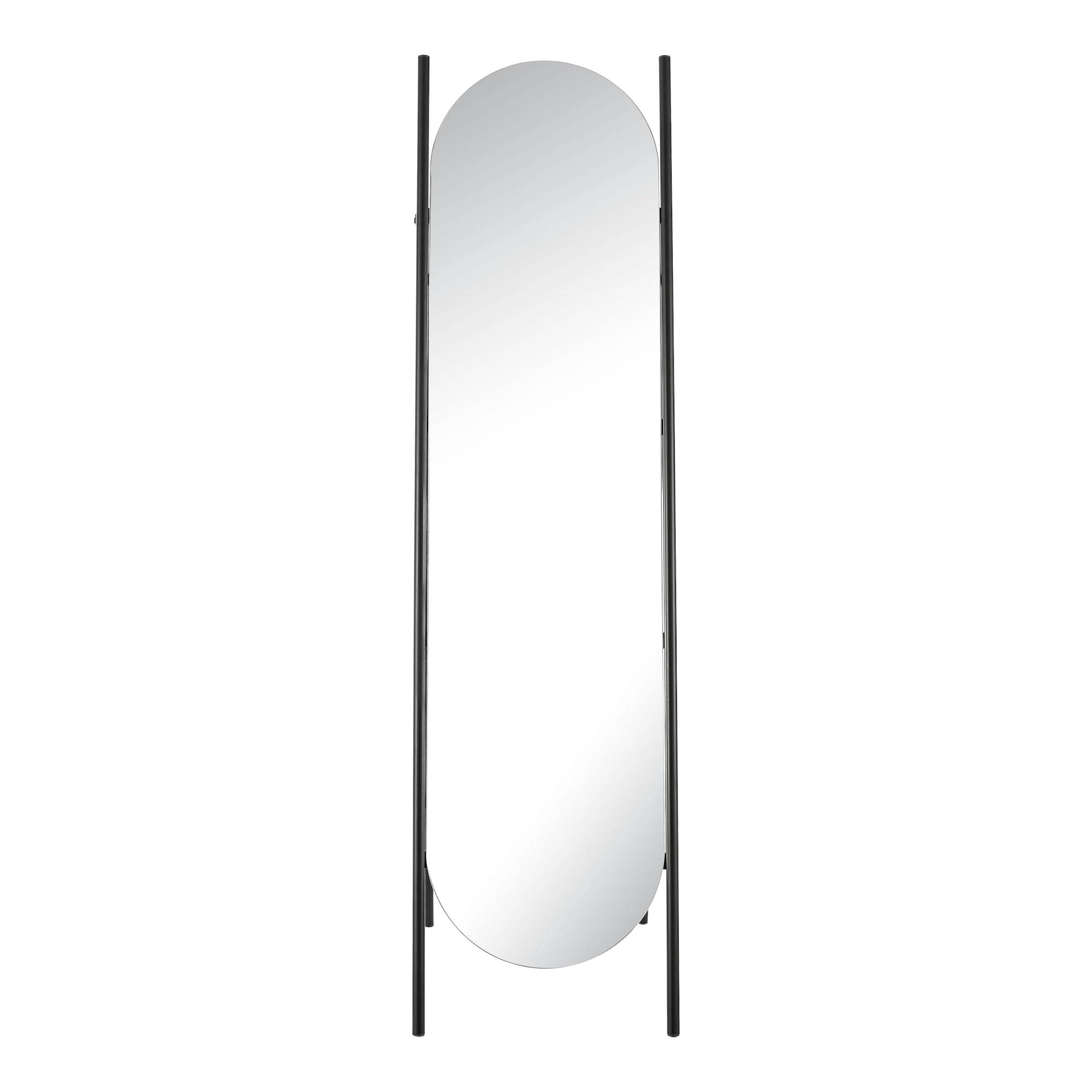 Helloshop26 - Miroir sur pied 150 x 41 x 60 cm noir - Imagen 4
