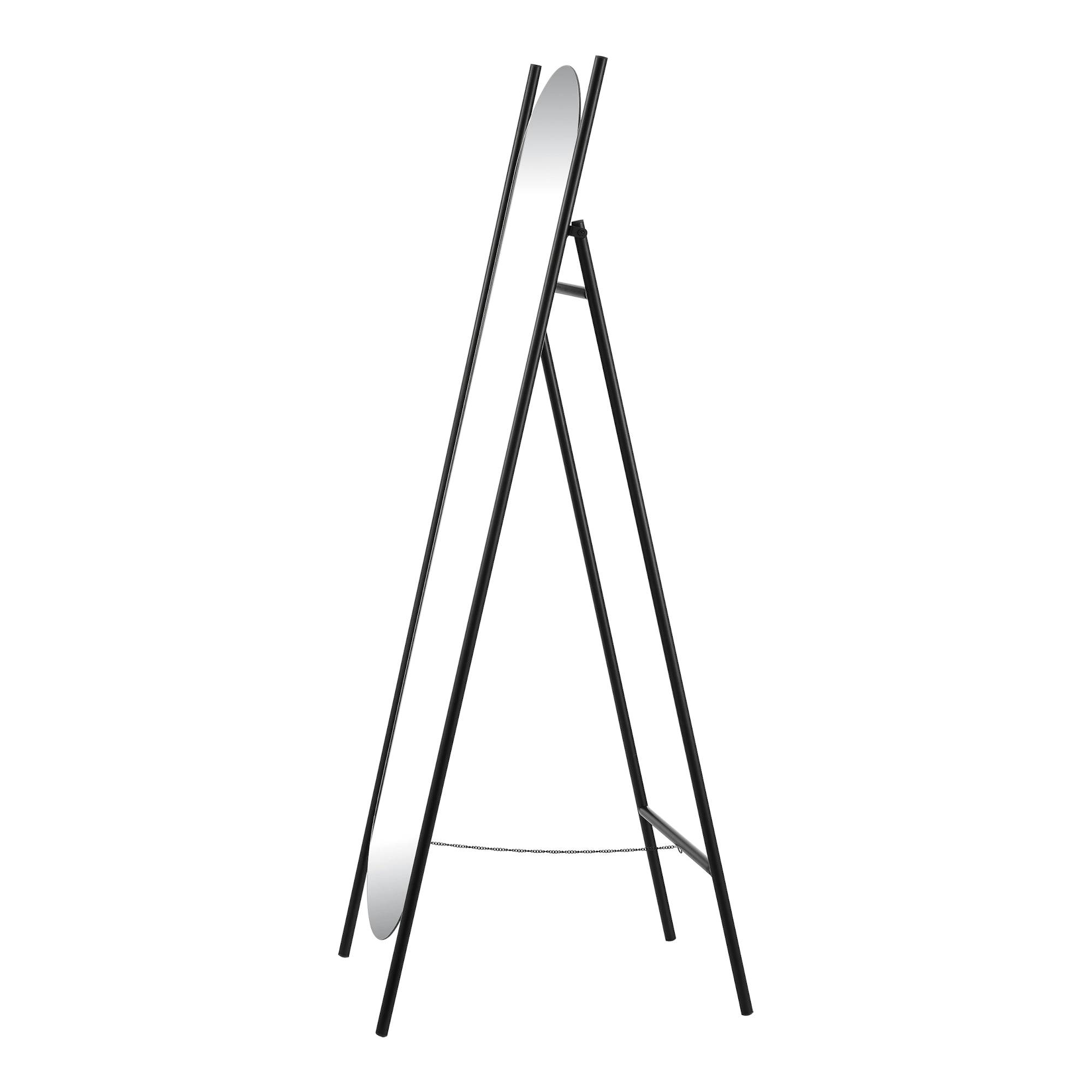 Helloshop26 - Miroir sur pied 150 x 41 x 60 cm noir - Imagen 5