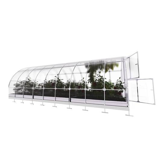 KLASIKA GREENHOUSES - Serre KLASIKA TUBE 3 x 6 m (18 m²), 6 mm avec revêtement en polycarbonate - Image 5