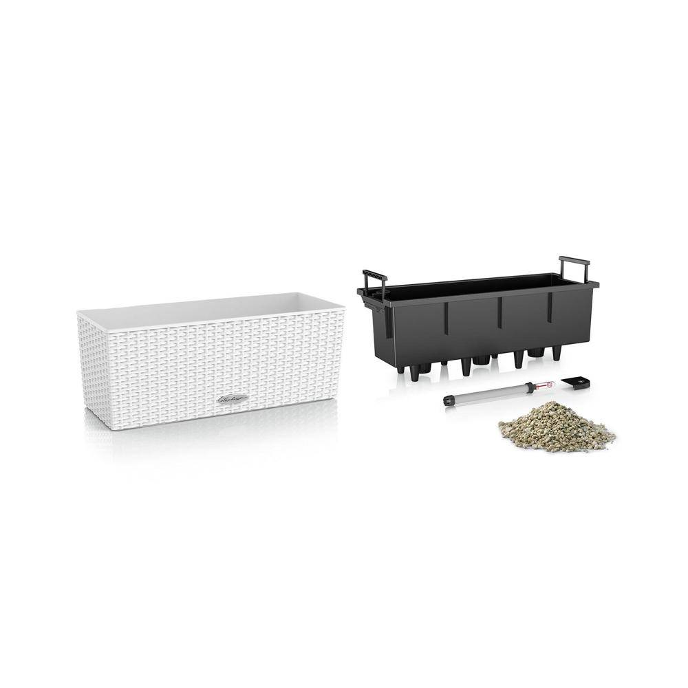 Lechuza - Pot Balconera Cottage 50 - kit complet, blanc - 50 cm Lechuza - Imagen 2