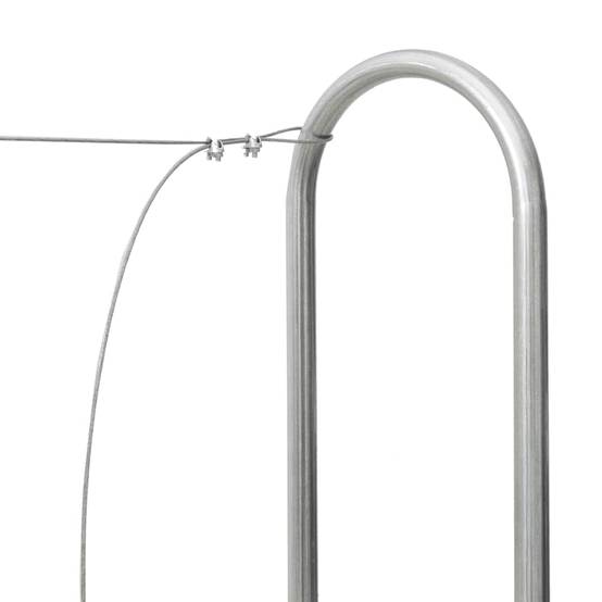 Abri-bûches extérieur acier galvanisé XXL pour jardin stockage bois 250x25x150 cm Argenté - ComfortXL Outdoor Living - Image 7