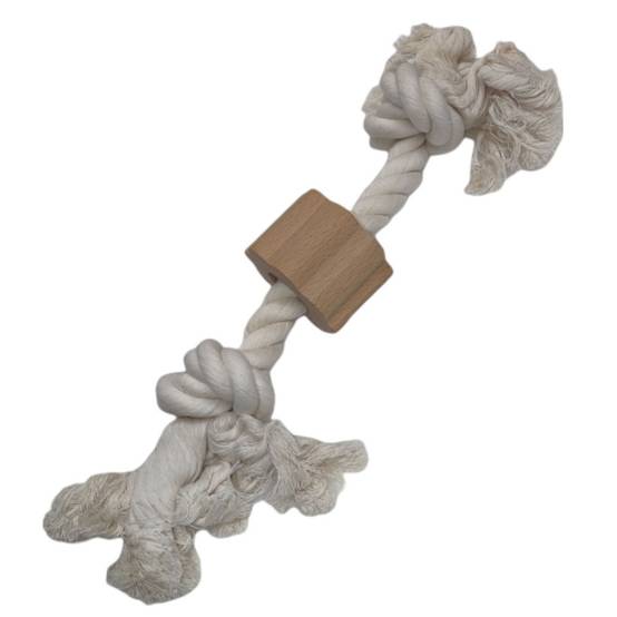Corde Wild 2 nœuds, taille ø 2 cm x 34 cm, jeux pour chien. - Image 2