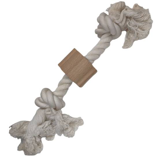 Corde Wild 2 nœuds, taille ø 2 cm x 34 cm, jeux pour chien. - Image 1
