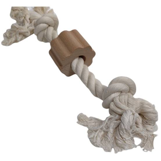 Corde Wild 2 nœuds, taille ø 2 cm x 34 cm, jeux pour chien. - Image 5