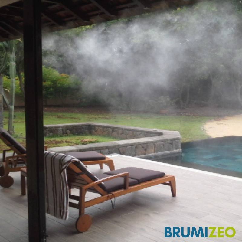 brumisateur de terrasse - haute pression - nan'eau - pack 10 buses - tube blanc - brumizeo - Image 5