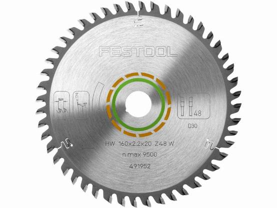 Lame de scie circulaire bois - Ø160 mm - 48 dents - FESTOOL - 491952 - Image 1