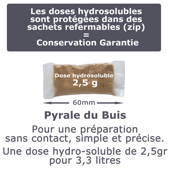 SoluBTK - Kit de Traitement Pyrale du Buis : Produit Biocontrôle BTK 15 g + Engrais Spécial Buis 250 g Chenilles et Régénération des Feuilles - Image 7