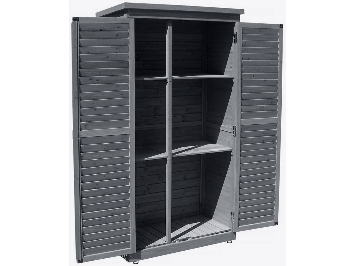 Habitat Et Jardin - Armoire De Jardin "space" - 87 X 46.5 X 160 Cm - Anthracite -habitat Et Jardin - Imagen 3