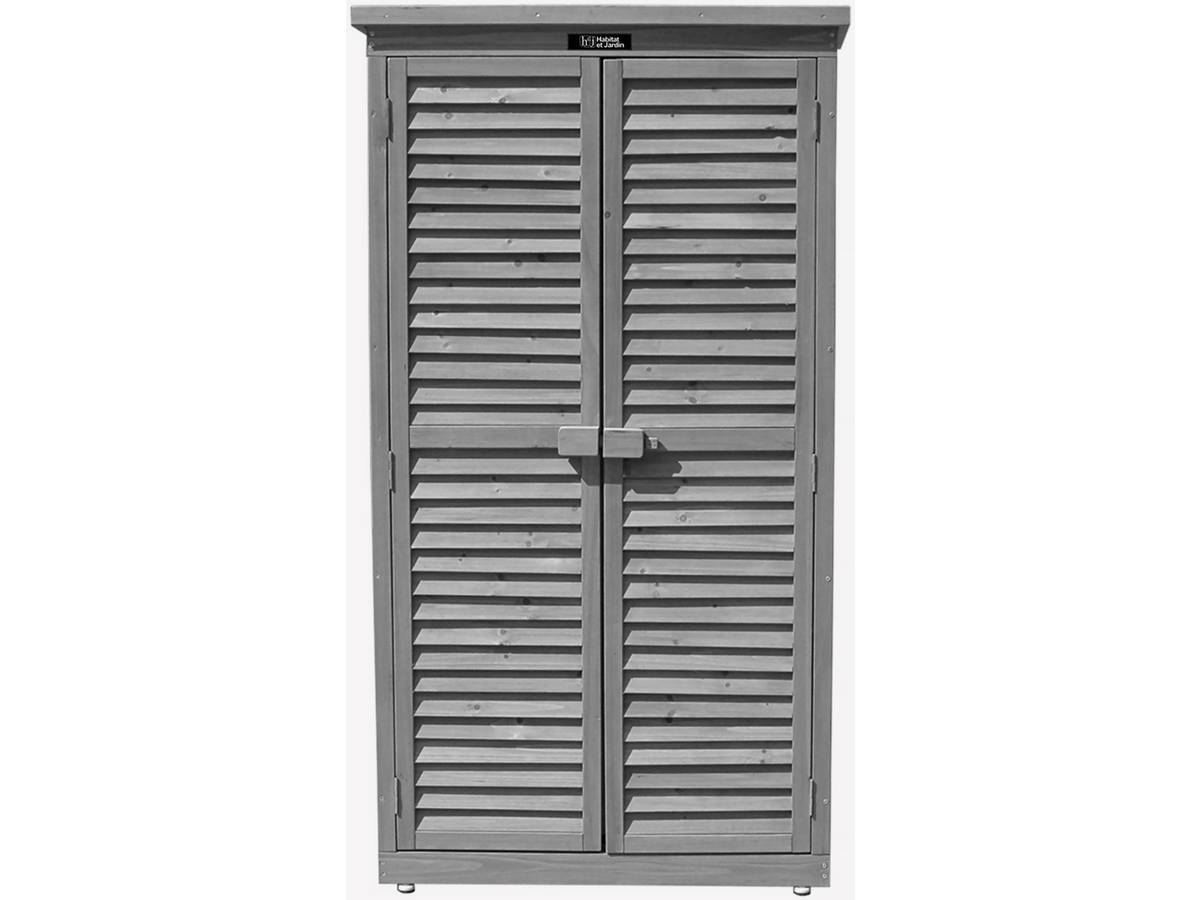 Habitat Et Jardin - Armoire De Jardin "space" - 87 X 46.5 X 160 Cm - Anthracite -habitat Et Jardin - Imagen 2