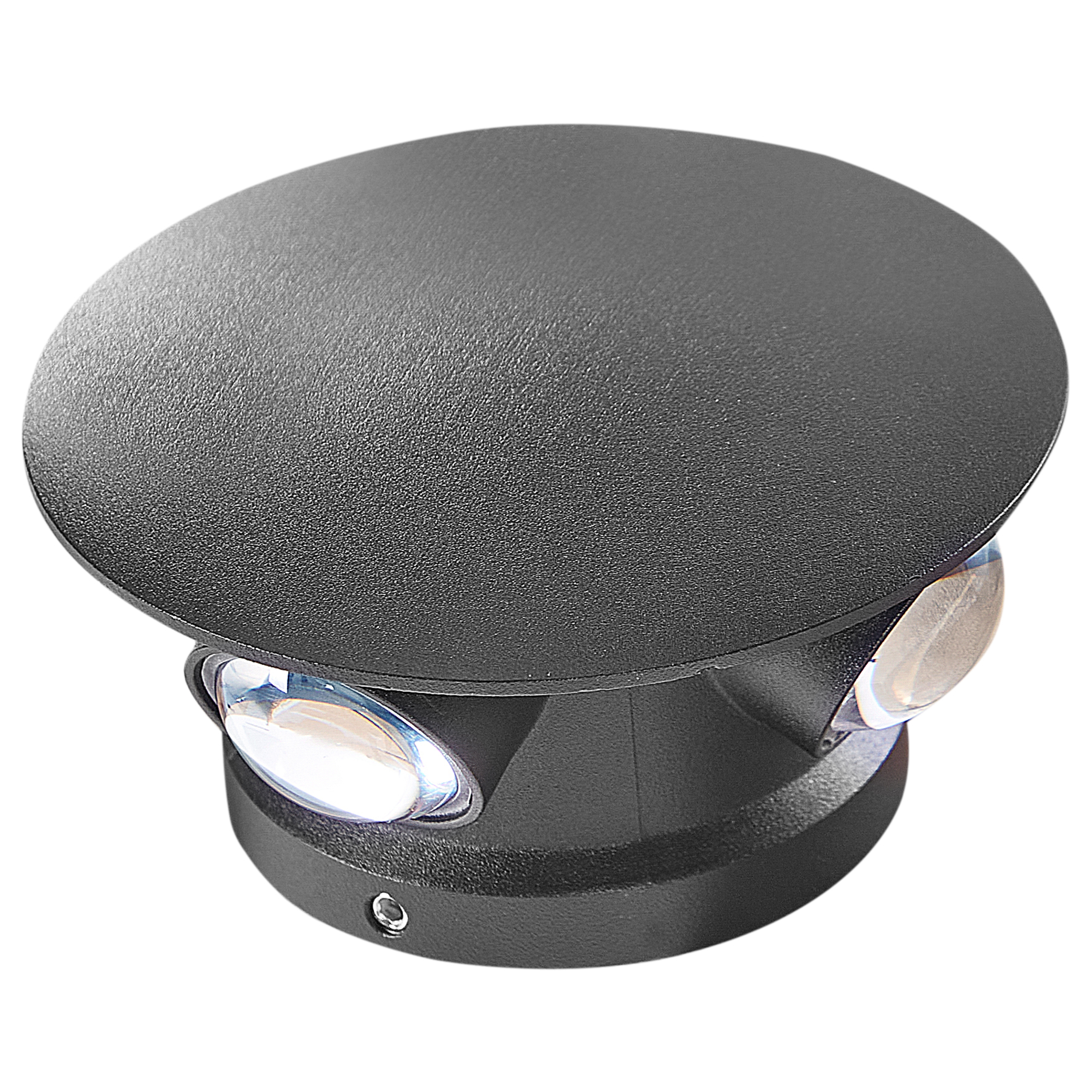 Beliani - Lampe murale pour l'extérieur Aluminium Noir MAURICE - Beliani - Imagen 3