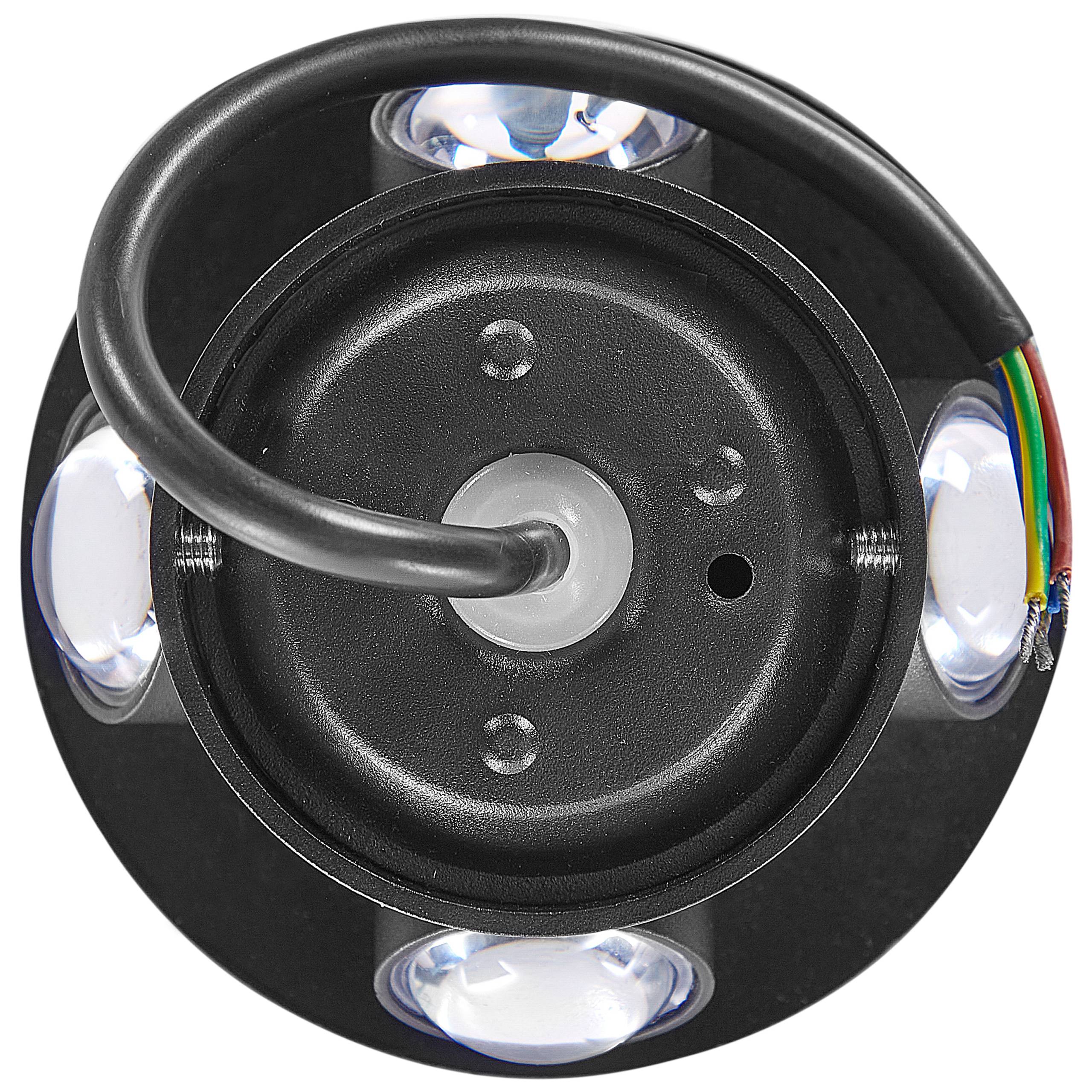 Beliani - Lampe murale pour l'extérieur Aluminium Noir MAURICE - Beliani - Imagen 6